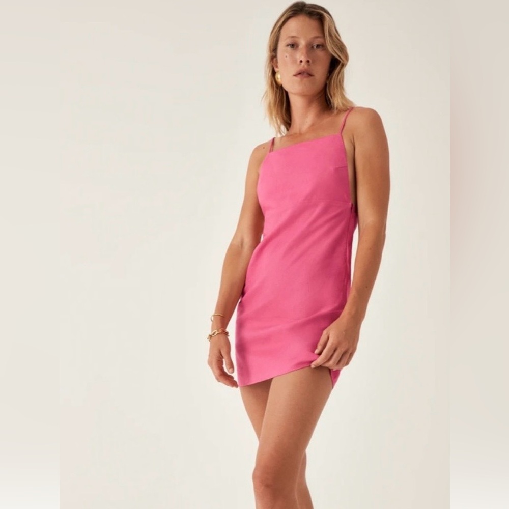 Wiley Dress - Reformation Pink